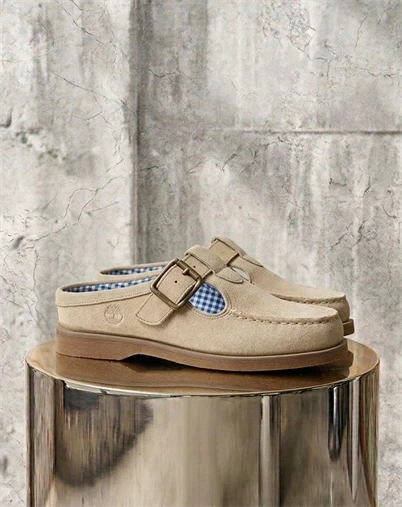 Timberland - Classic Boat Clog - Light Beige Suede